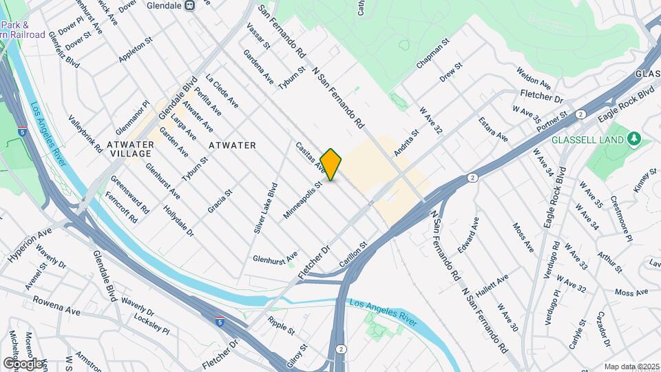 3176 Casitas Ave Map and Location Details