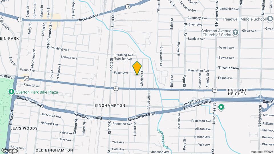 684 Lipford St Map and Location Details