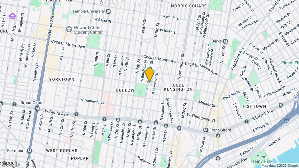 1501 N 5th St Map and Location Details