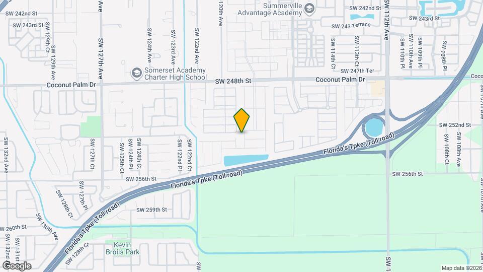 25280 SW 119th Ave Mapa y Detalles de la Ubicación