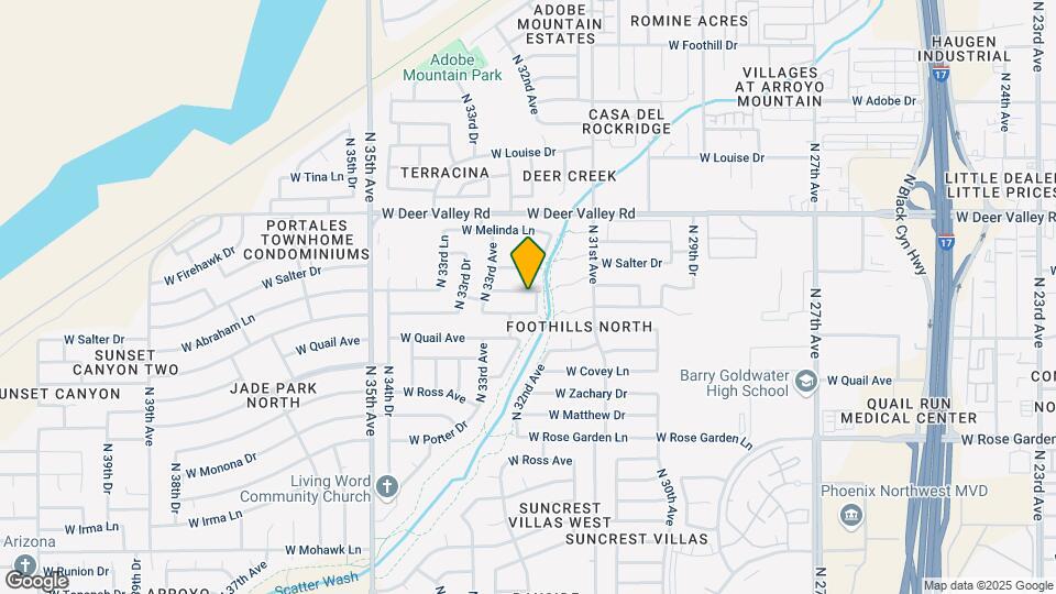 3211 W Abraham Ln Map and Location Details