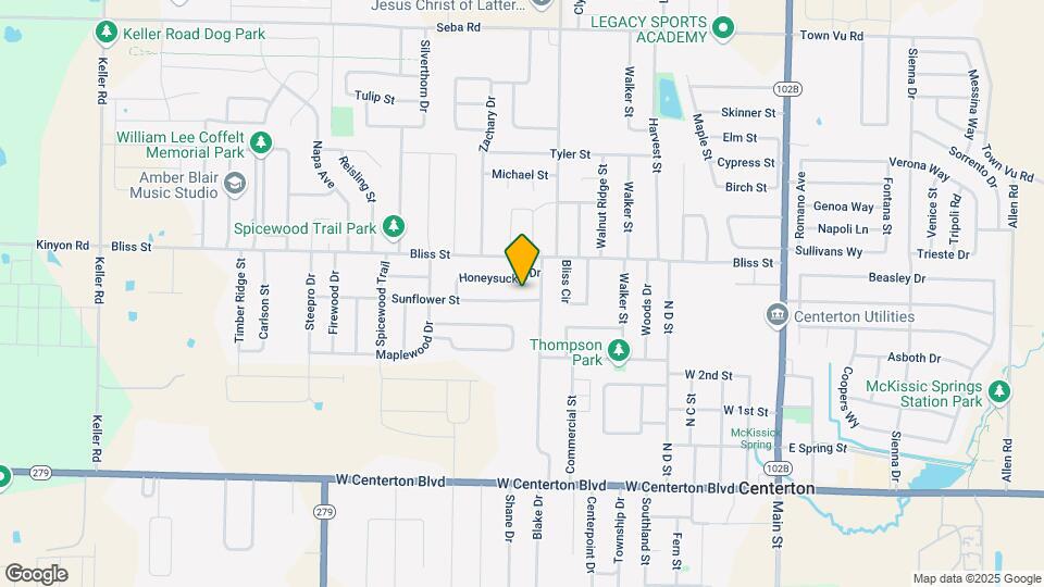 830 Sunflower St Mapa y Detalles de la Ubicación