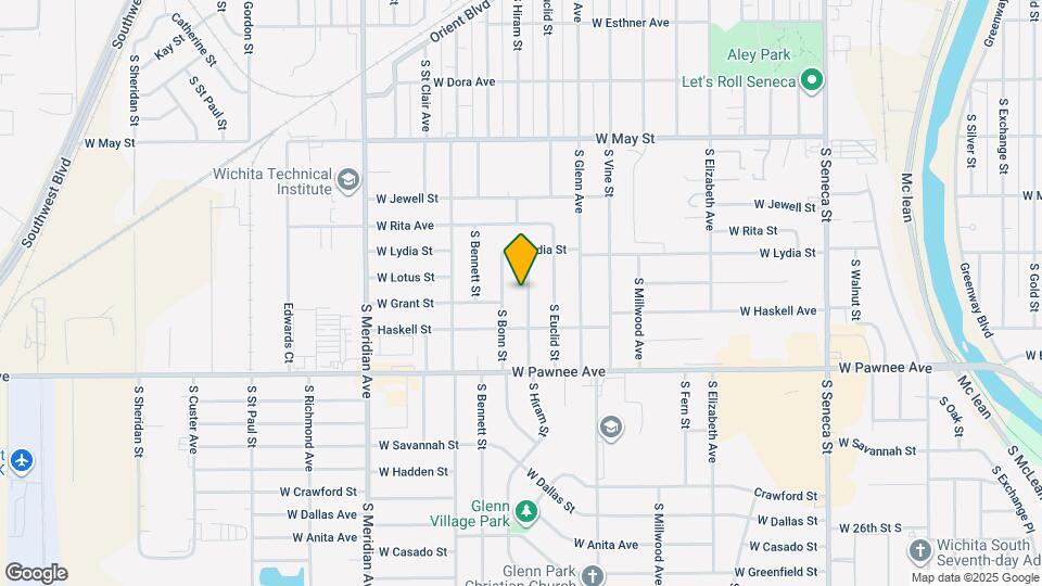 2231 S Hiram St Map and Location Details