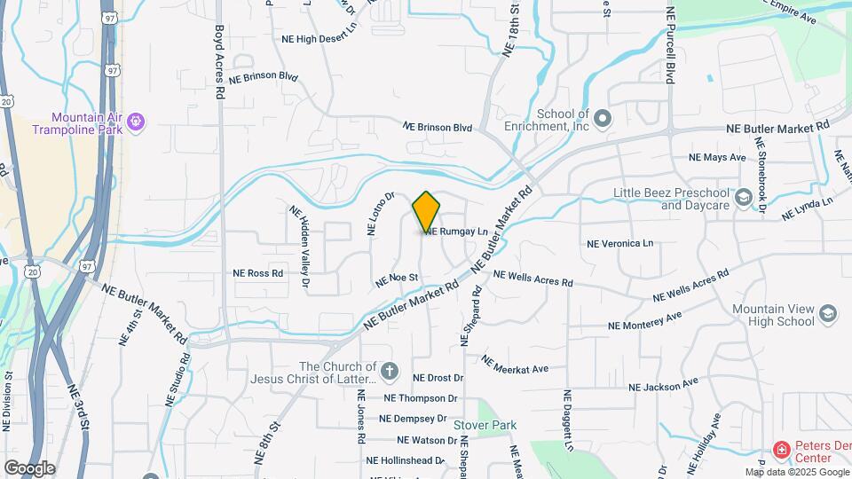 2968 NE Sandy Dr Map and Location Details