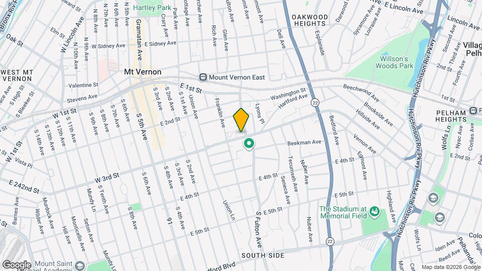 165 E 3rd St Map and Location Details
