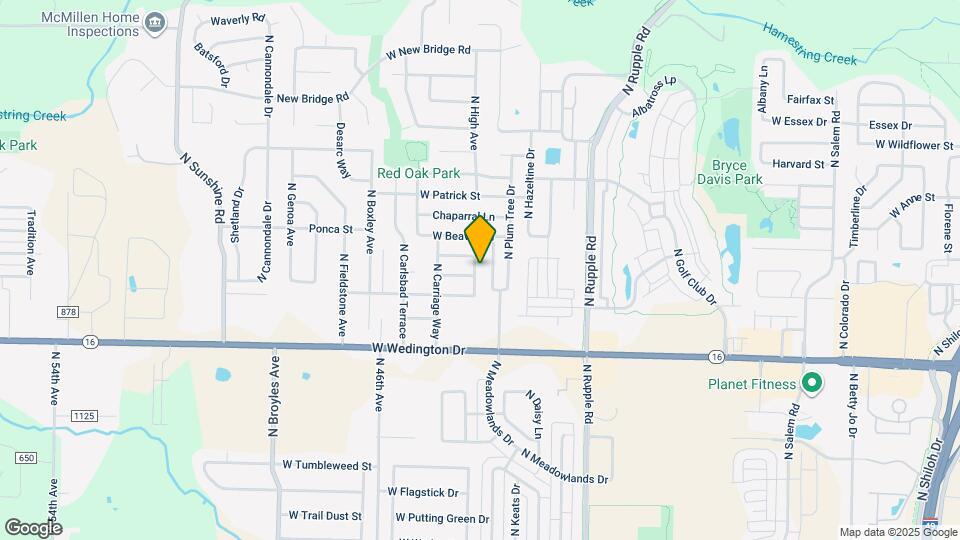 1352 N Chickadee Ave Map and Location Details