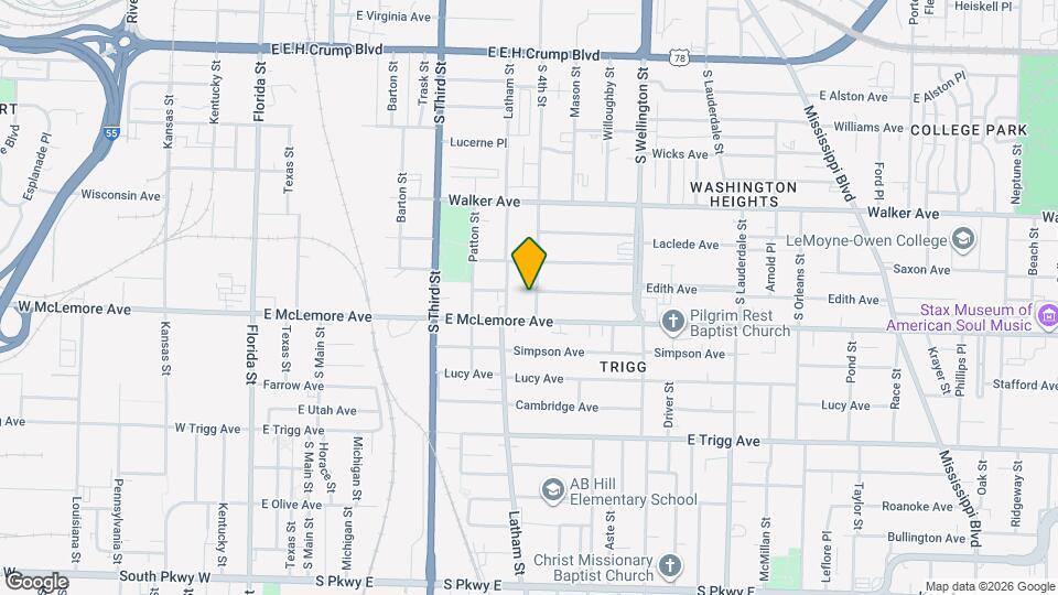 1125 S 4th St Map and Location Details