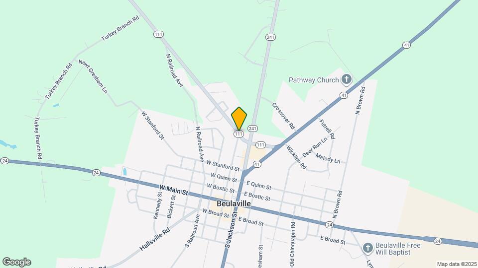 551 N Lee Ave Map and Location Details