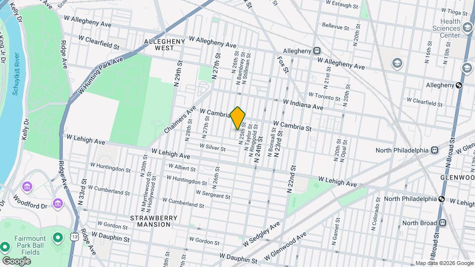 2821 N Stillman St Map and Location Details