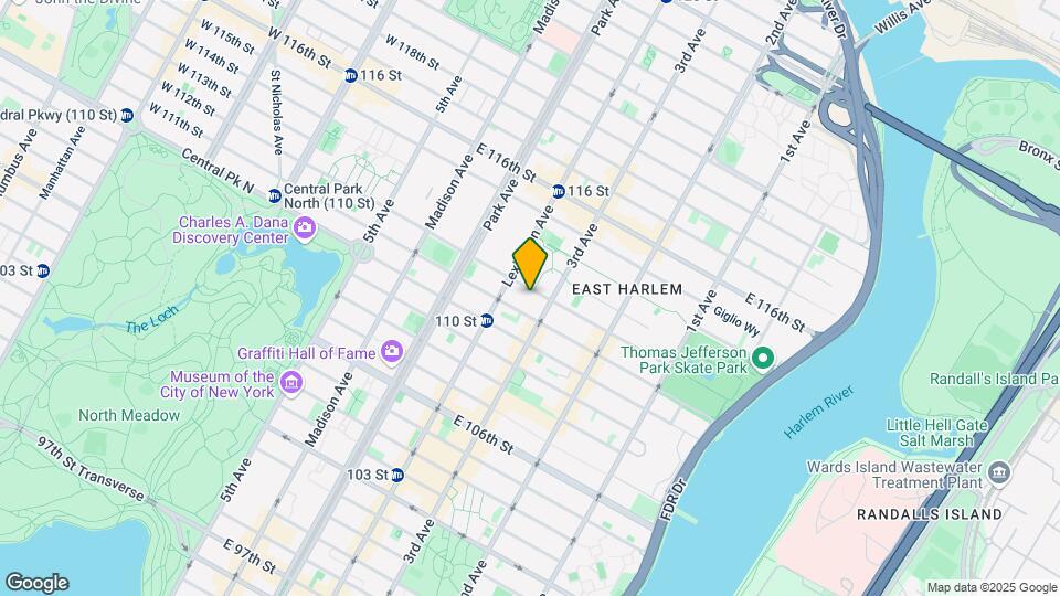 172 E 112th St Mapa y Detalles de la Ubicación
