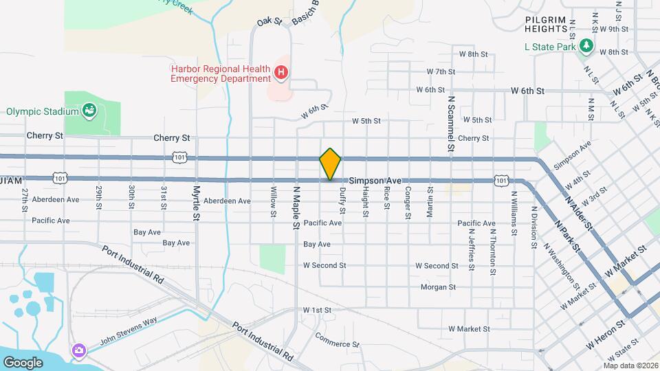 2215 Simpson Ave Map and Location Details