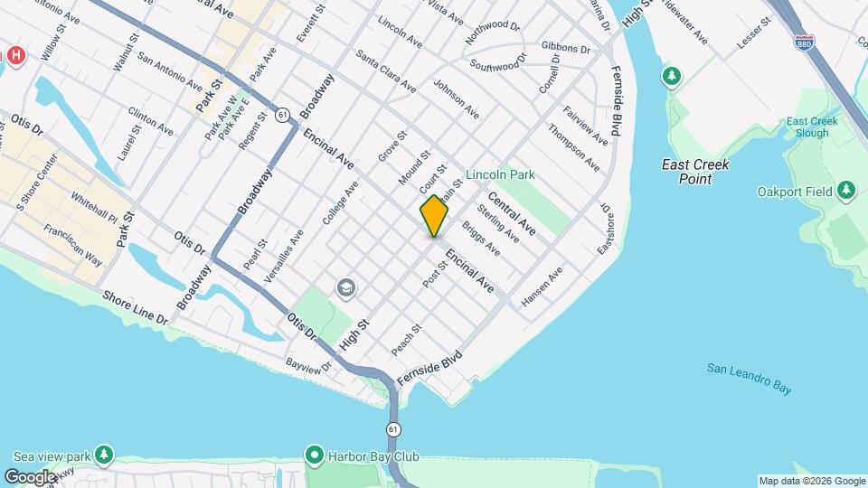 1238 High St, Unit 3200 Encinal Avenue Map and Location Details