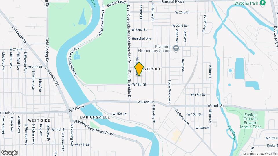 1825 Mansfield St Mapa y Detalles de la Ubicación