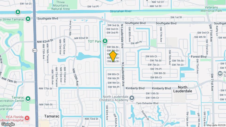 8201 SW 7th Ct Map and Location Details