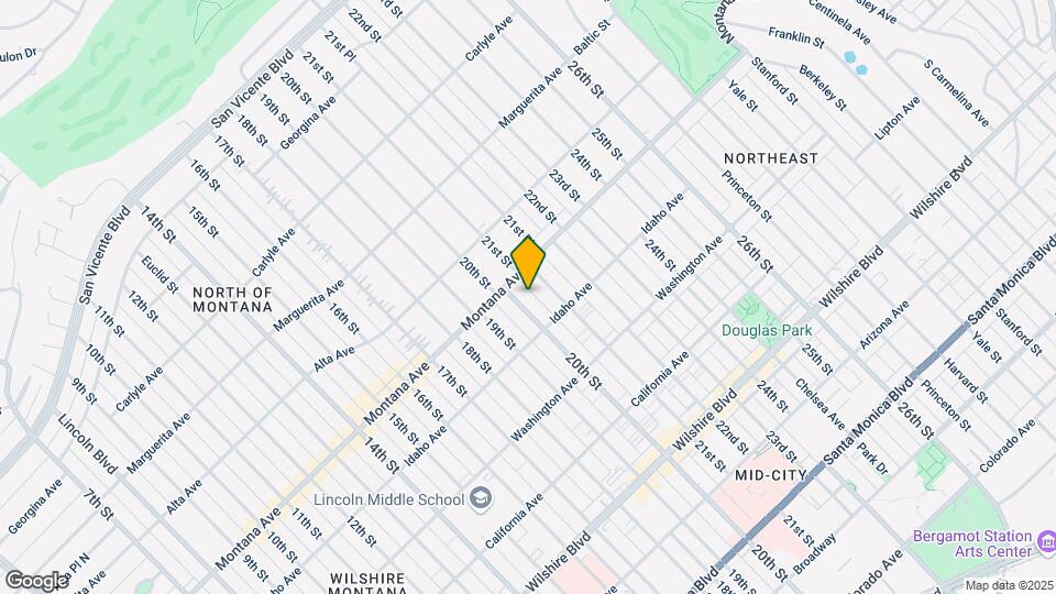 821 20th St Map and Location Details
