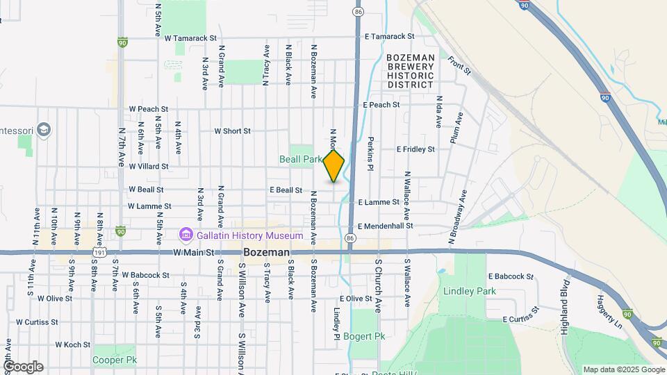 314 E Beall St Map and Location Details