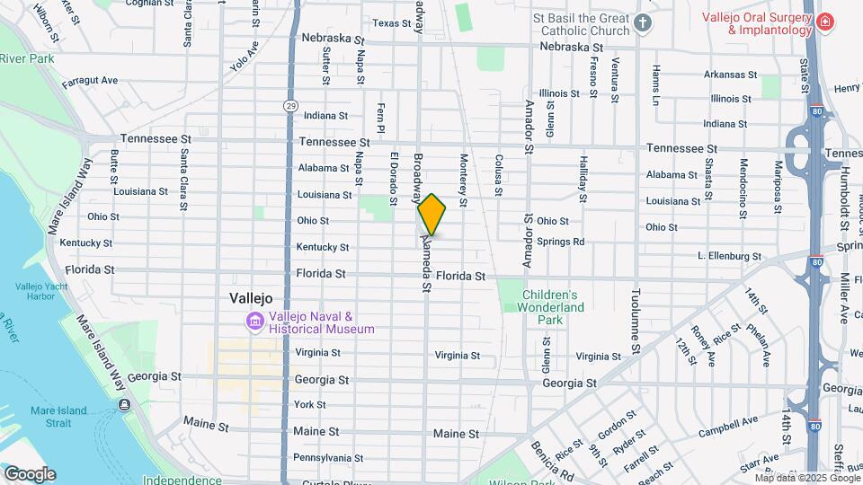 931 Alameda St Map and Location Details