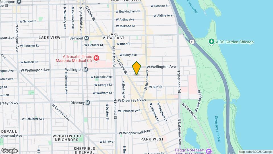 639-647 W Oakdale Ave Mapa y Detalles de la Ubicación