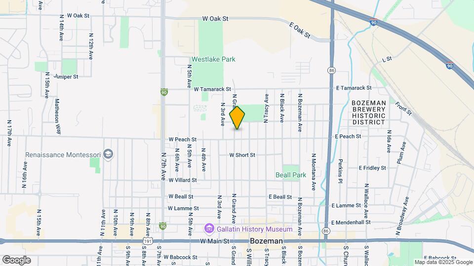 115 W Peach St-Unit -115 1/2 Map and Location Details