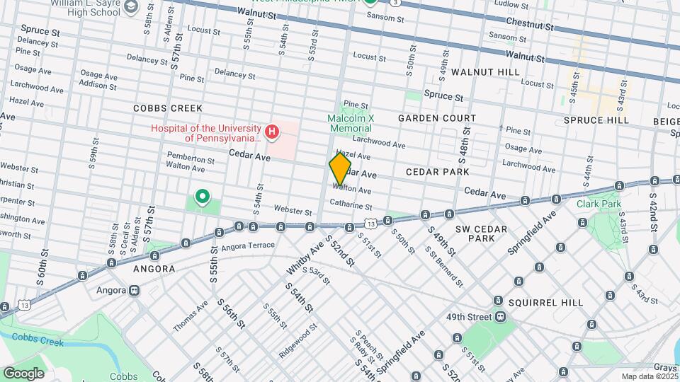 5122 Walton Ave Map and Location Details