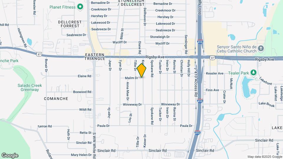 2603 Kaiser Dr Map and Location Details