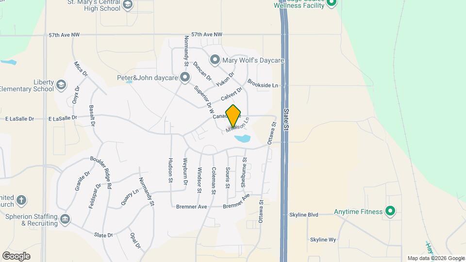 1045 Madison Ln Map and Location Details