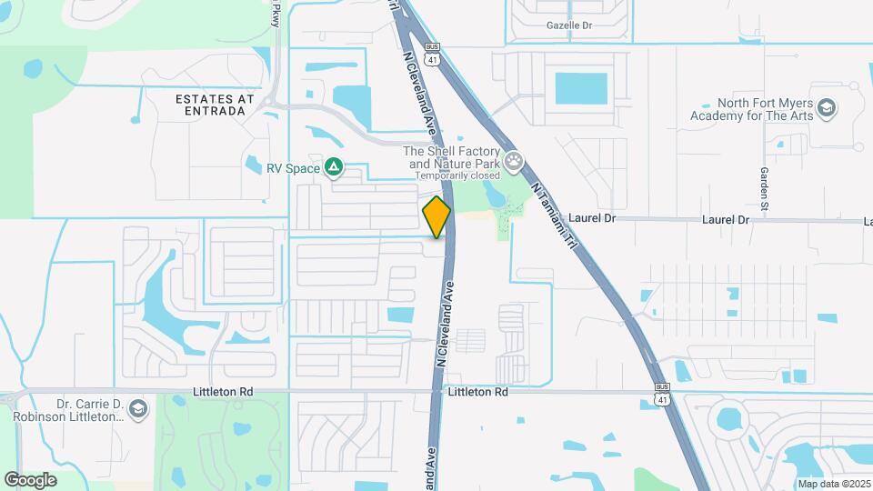 Hermosa North Fort Myers Mapa y Detalles de la Ubicación