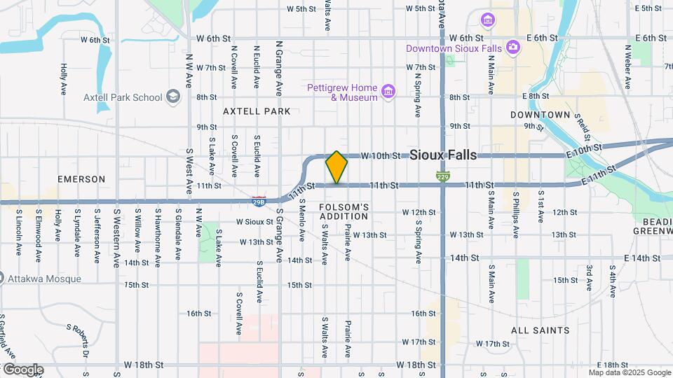 817 W 11th St, Unit 3 Mapa y Detalles de la Ubicación