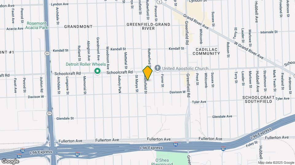 13574 Mansfield St Map and Location Details