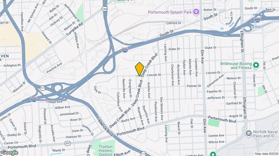 1904 Deep Creek Blvd Map and Location Details