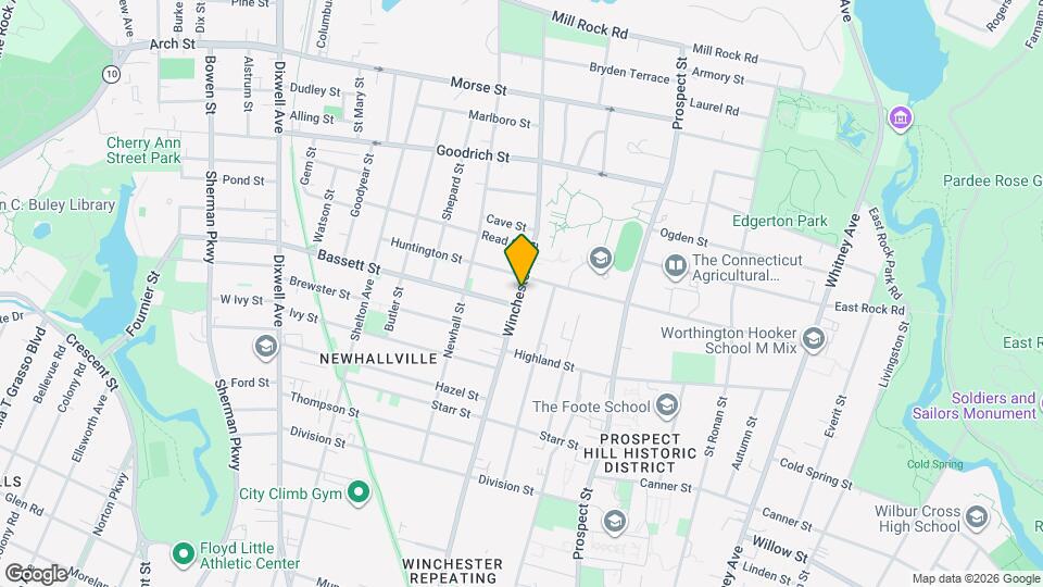 753 Winchester Ave Map and Location Details