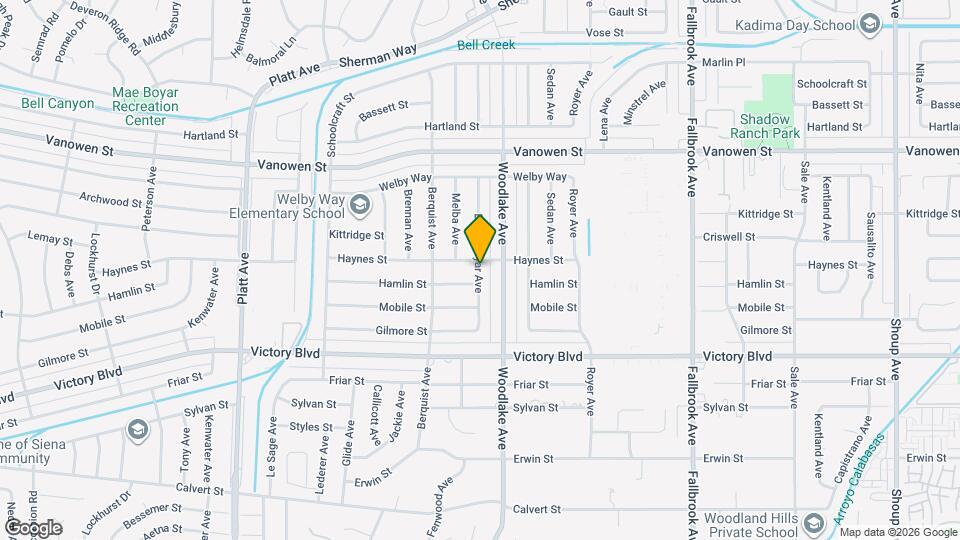 6546 Bobbyboyar Ave Mapa y Detalles de la Ubicación