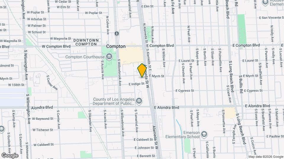 521 S Alameda St, Unit A Map and Location Details