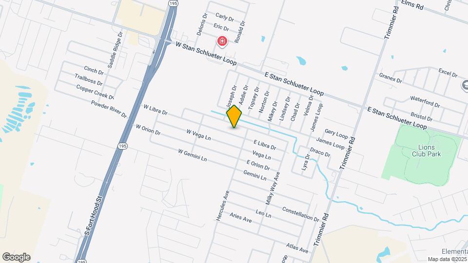 109 W Libra Dr Map and Location Details