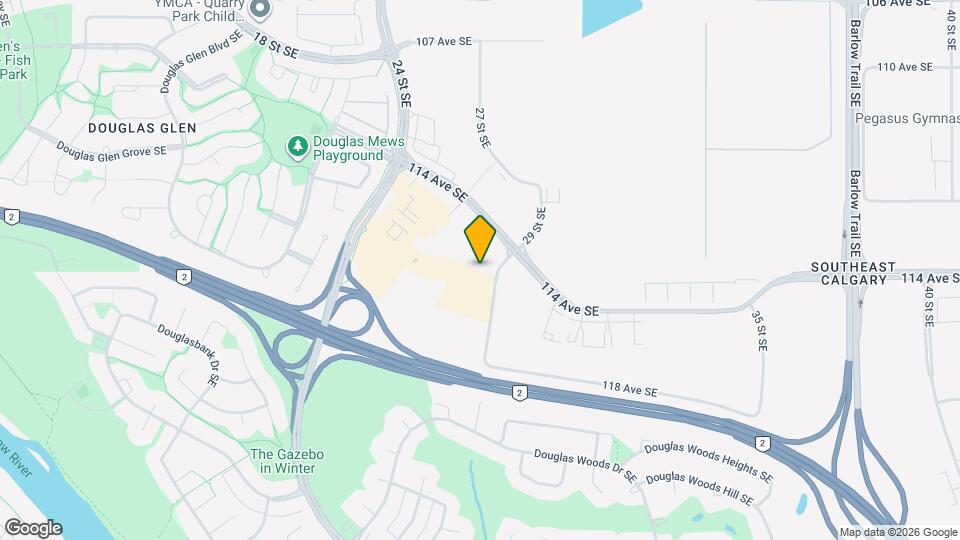 11519 29 St SE, Unit 2 - 2 Bed Apartment Map and Location Details