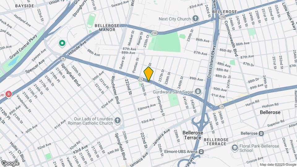 224-42 Braddock Ave Map and Location Details