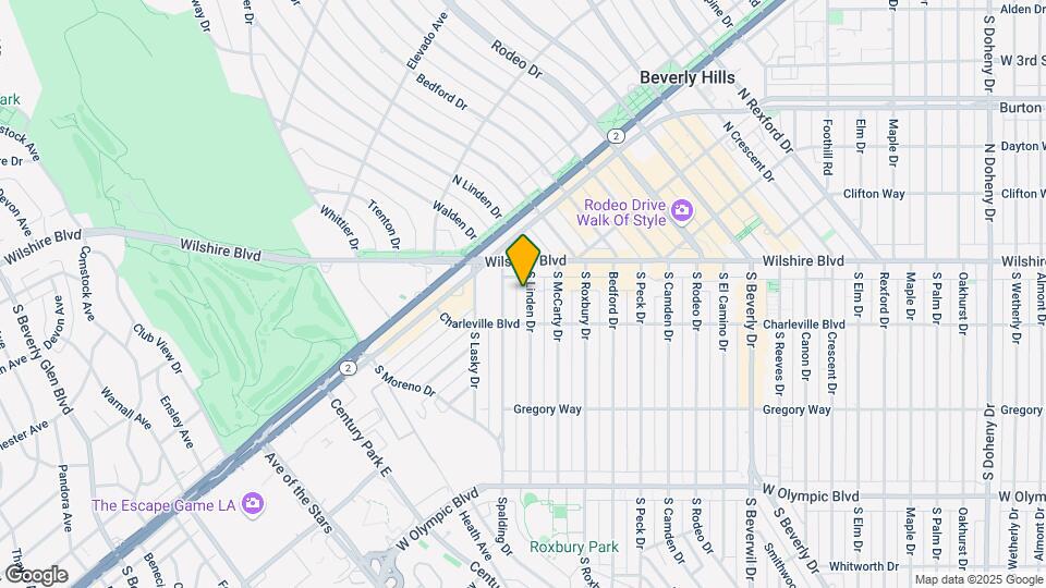 133 S Linden Dr Map and Location Details