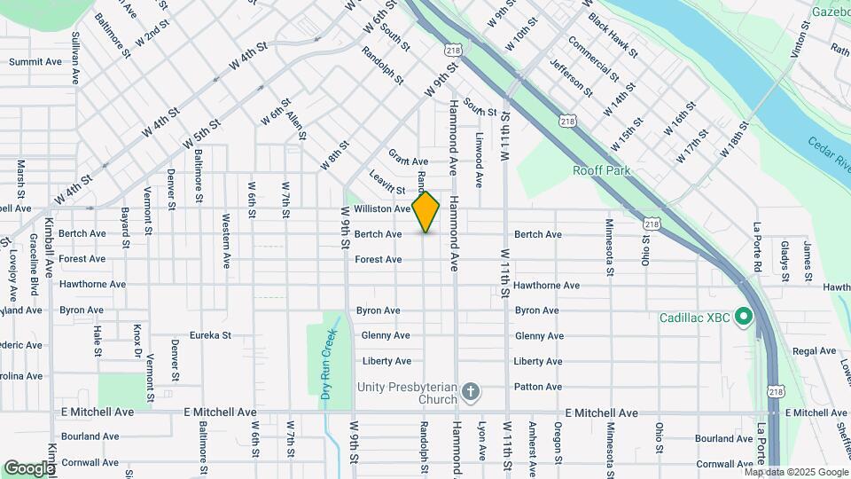 1304 Bertch Ave Map and Location Details
