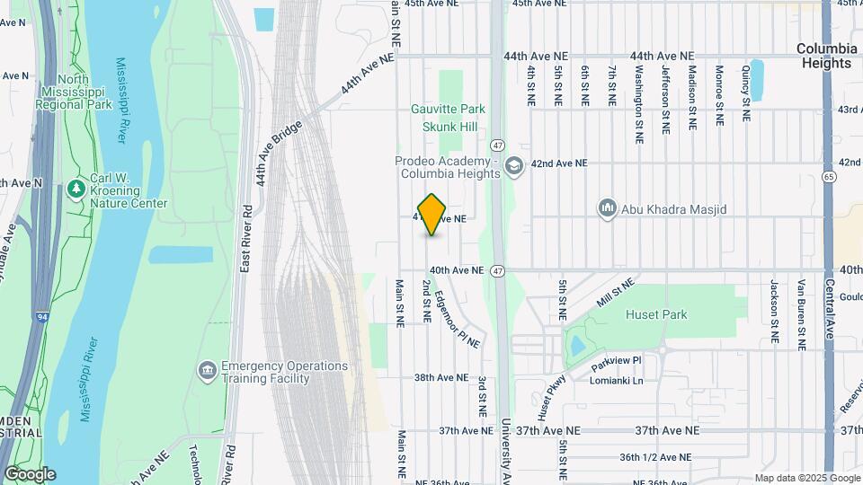 4029 2nd St NE Map and Location Details