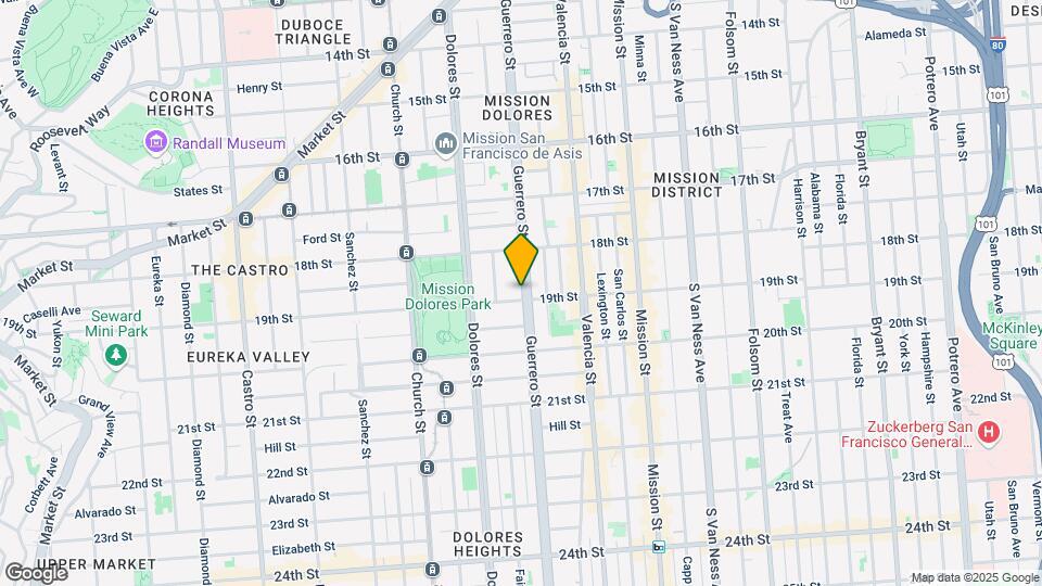 690 Guerrero St Map and Location Details