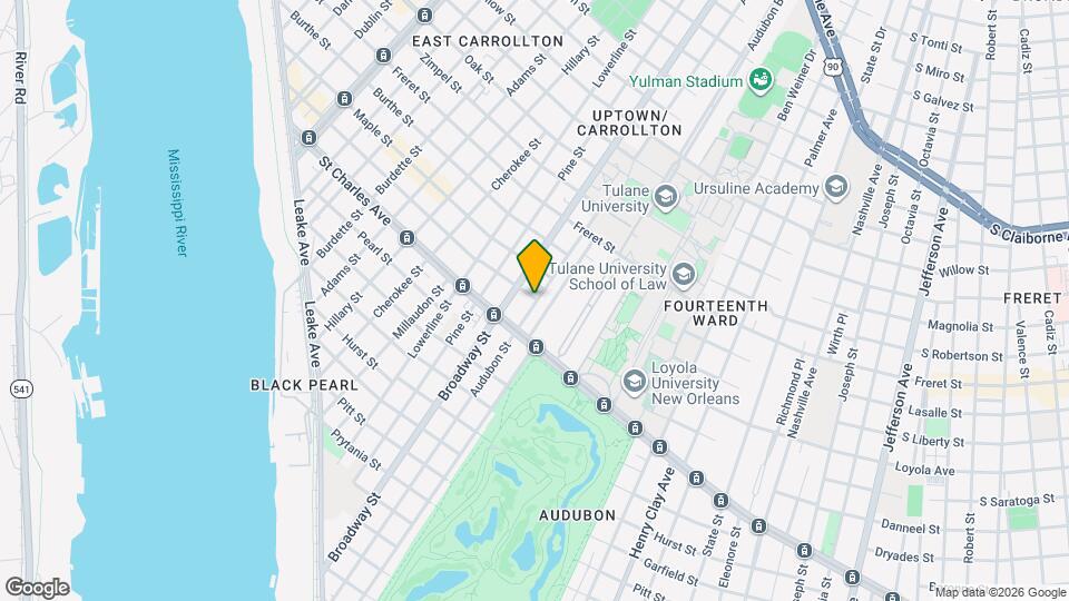 640 Audubon St Map and Location Details