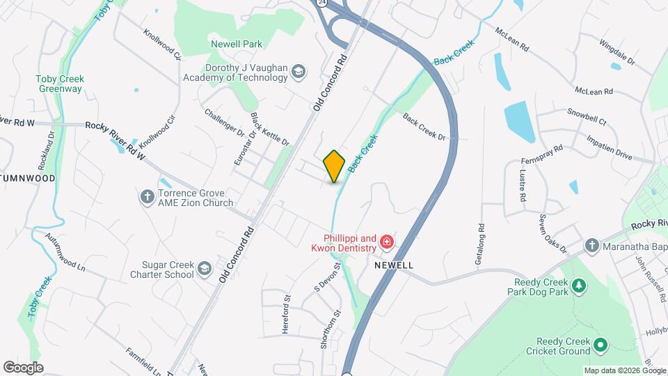 9205 Grand Valley Dr Map and Location Details