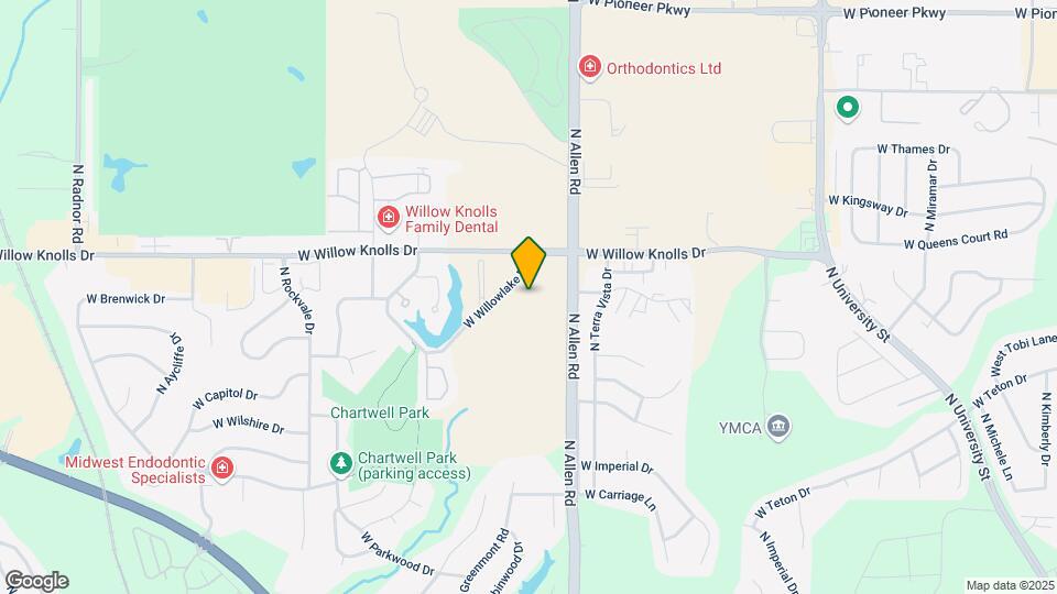 2632 W Willowlake Dr Map and Location Details