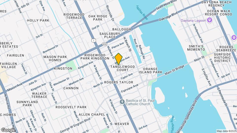 635 Mulberry St Map and Location Details