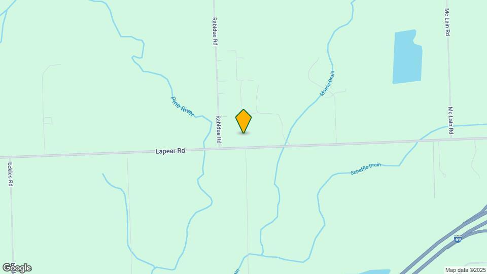 6968 Lapeer Rd Map and Location Details