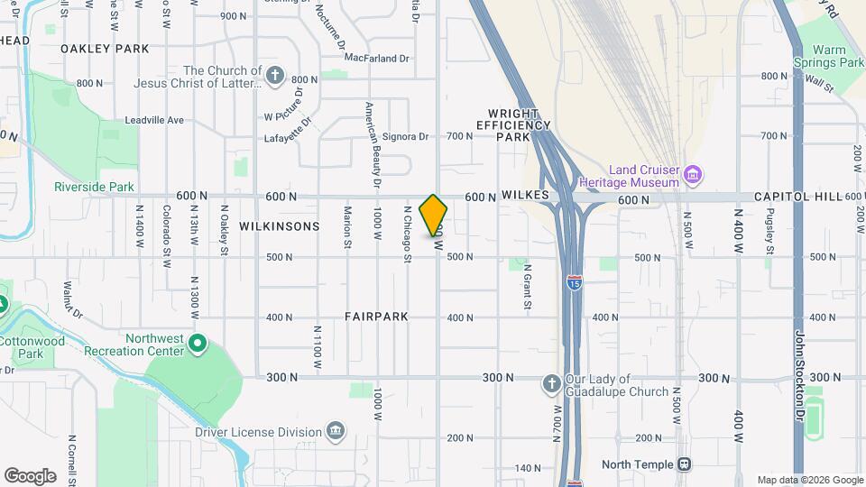 517 N 900 W Map and Location Details