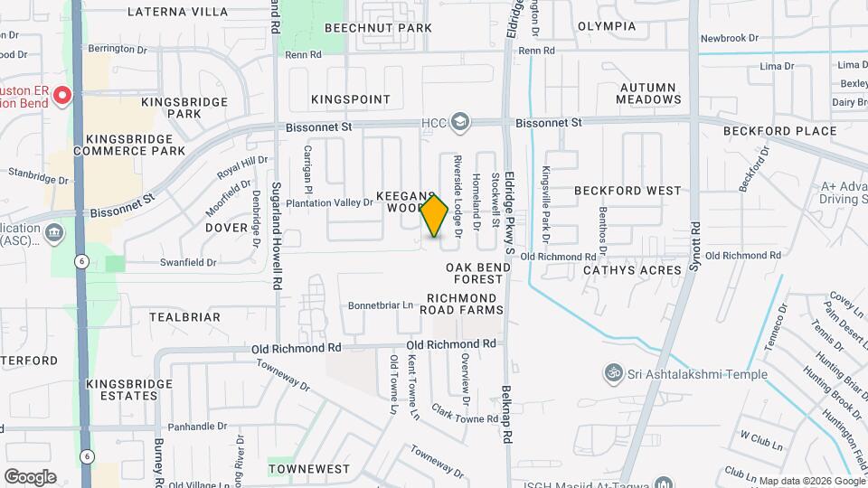 9614 Wellsworth Dr Map and Location Details