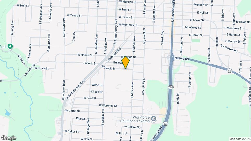 622 W Brock St Map and Location Details