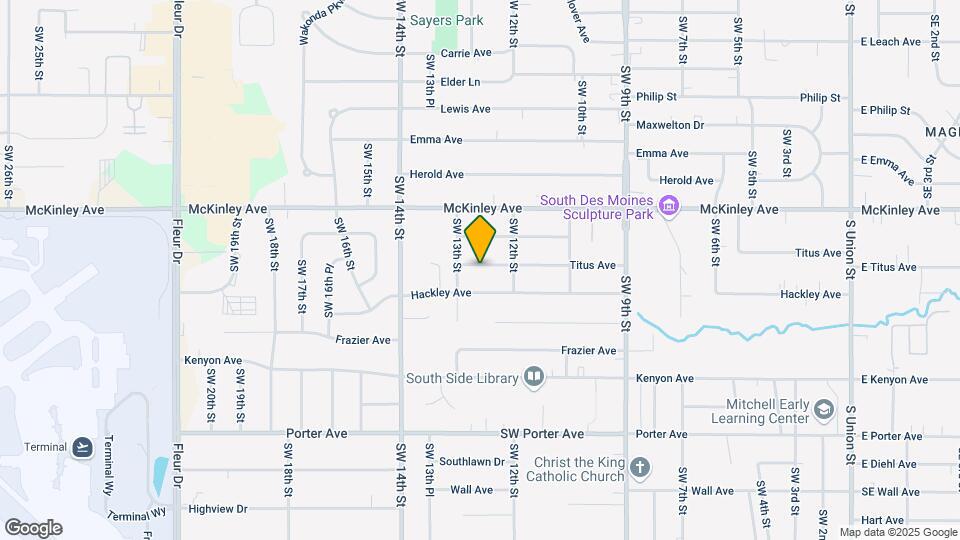 1214 Titus Ave Map and Location Details