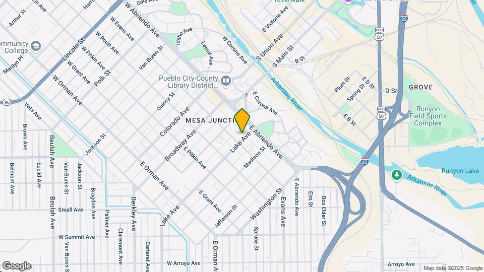 121 Lake Ave Mapa y Detalles de la Ubicación
